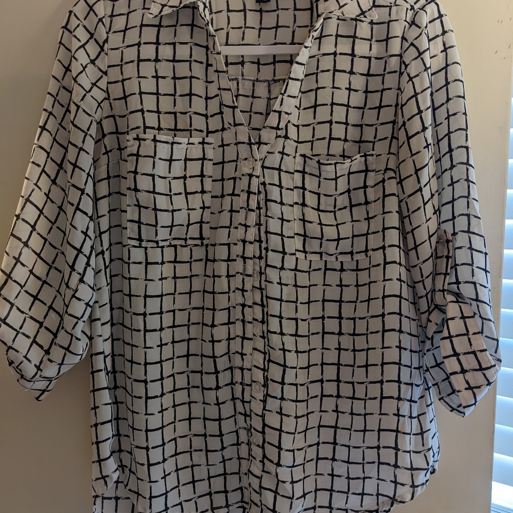 IZ Byer Windowpane Top